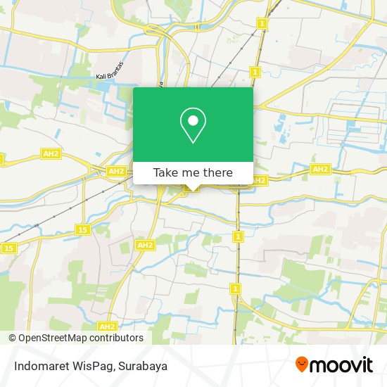 Indomaret WisPag map