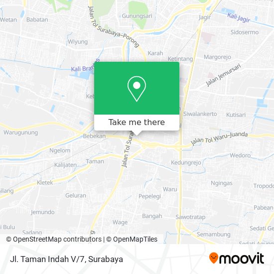 Jl. Taman Indah V/7 map