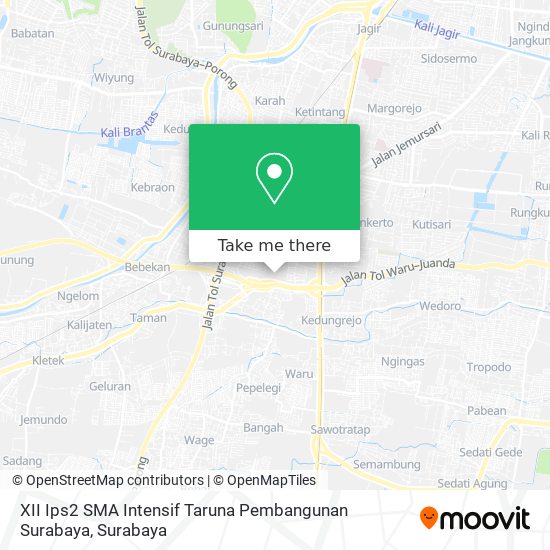 XII Ips2 SMA Intensif Taruna Pembangunan Surabaya map