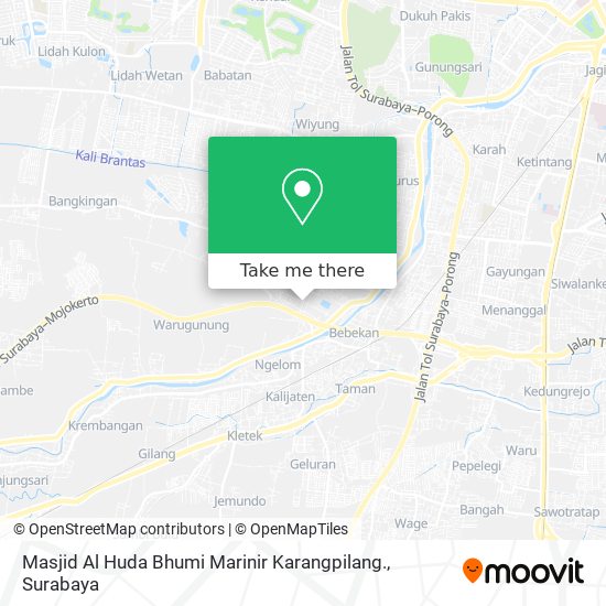 Masjid Al Huda Bhumi Marinir Karangpilang. map