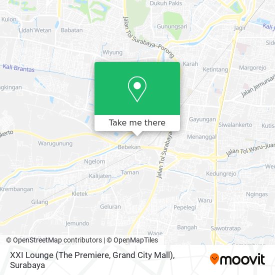 XXI Lounge (The Premiere, Grand City Mall) map