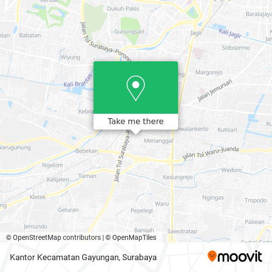 Kantor Kecamatan Gayungan map