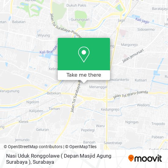 Nasi Uduk Ronggolawe ( Depan Masjid Agung Surabaya ) map