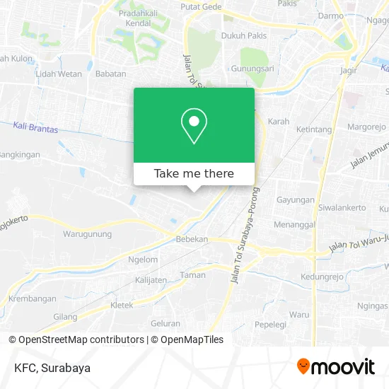 KFC map