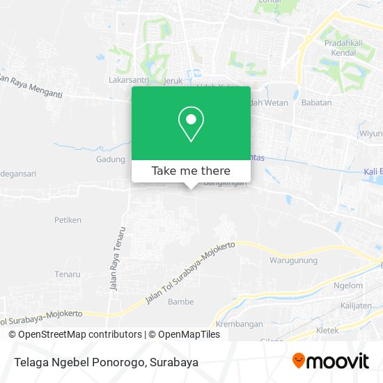 Telaga Ngebel Ponorogo map