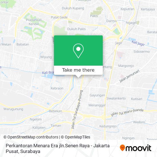 Perkantoran Menara Era jln.Senen Raya - Jakarta Pusat map