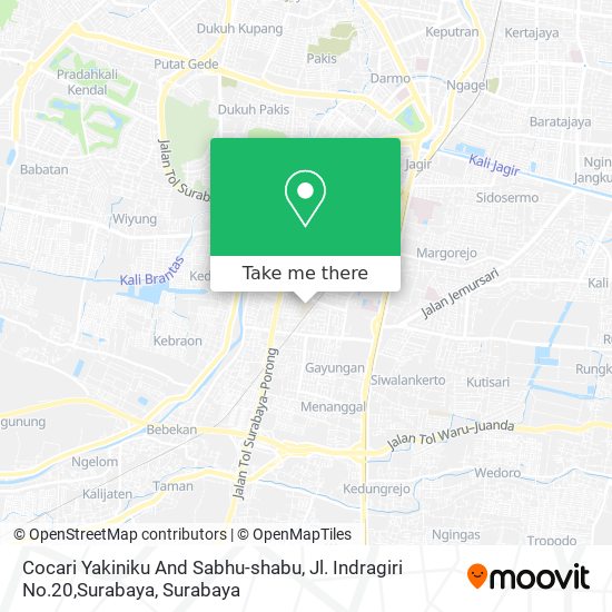 Cocari Yakiniku And Sabhu-shabu, Jl. Indragiri No.20,Surabaya map