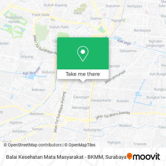 Balai Kesehatan Mata Masyarakat - BKMM map