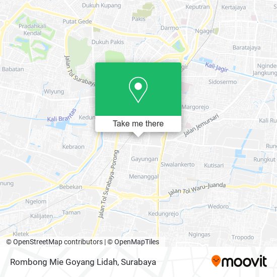 Rombong Mie Goyang Lidah map