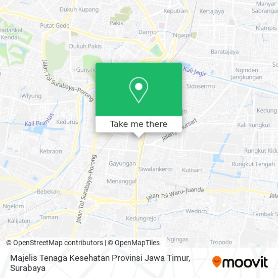 Majelis Tenaga Kesehatan Provinsi Jawa Timur map