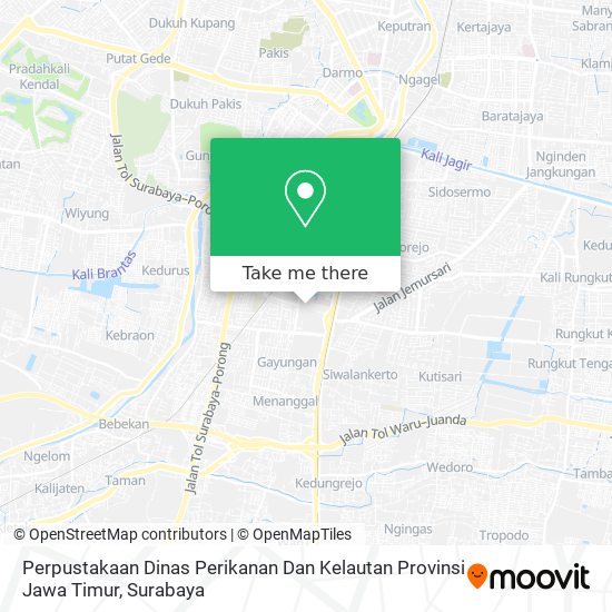 Perpustakaan Dinas Perikanan Dan Kelautan Provinsi Jawa Timur map