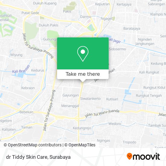 dr Tiddy Skin Care map