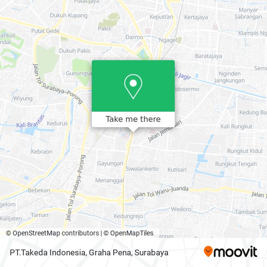 PT.Takeda Indonesia, Graha Pena map