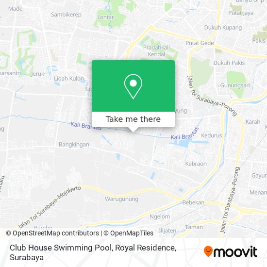 Club House Swimming Pool, Royal Residence map