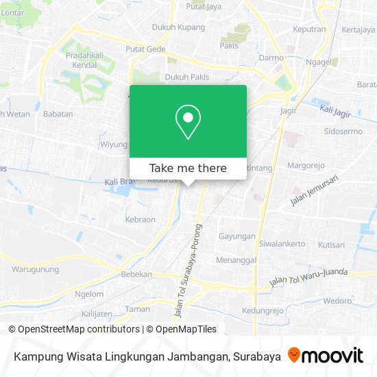 Kampung Wisata Lingkungan Jambangan map