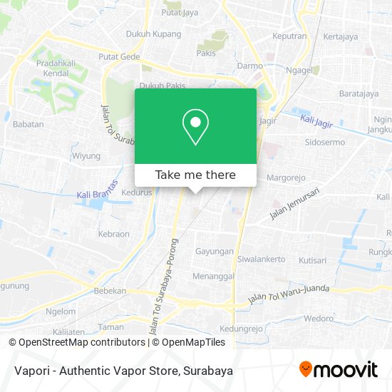 Vapori - Authentic Vapor Store map