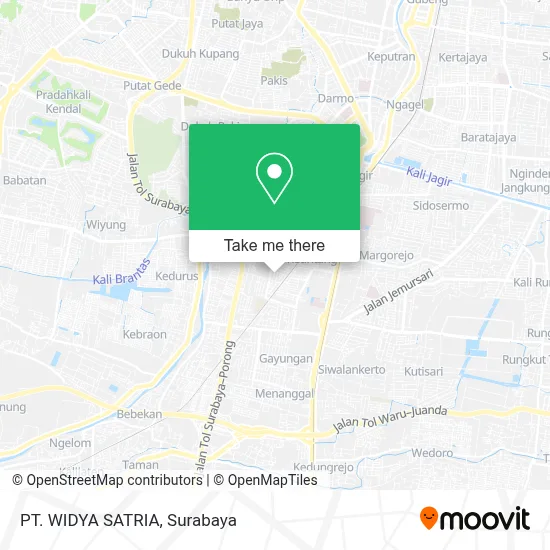 PT. WIDYA SATRIA map