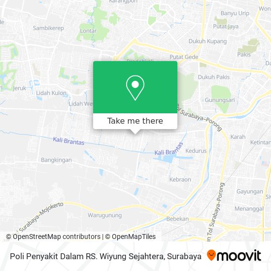 Poli Penyakit Dalam RS. Wiyung Sejahtera map
