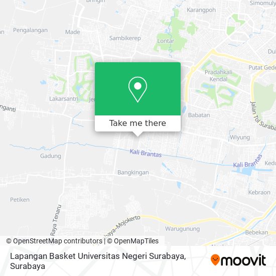 Lapangan Basket Universitas Negeri Surabaya map