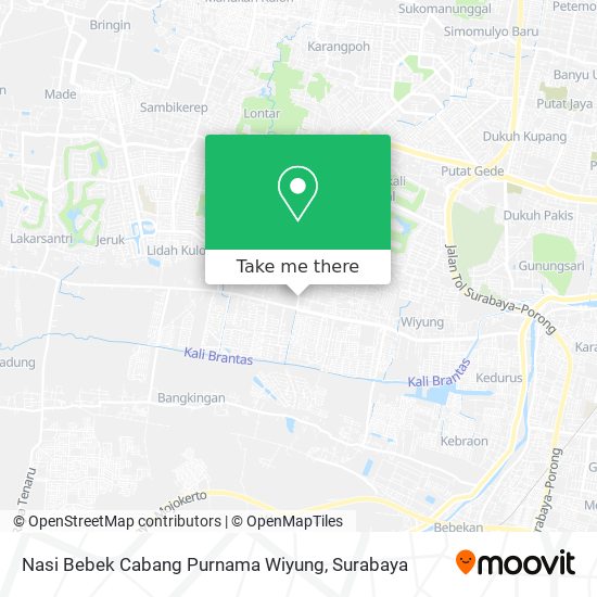 Nasi Bebek Cabang Purnama Wiyung map