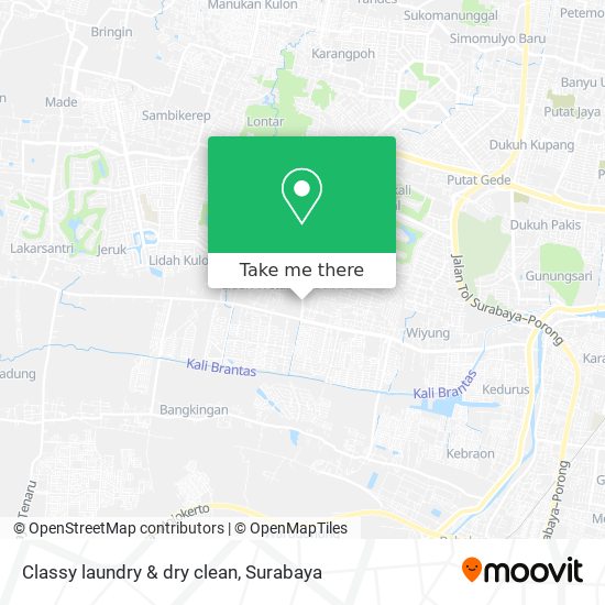 Classy laundry & dry clean map