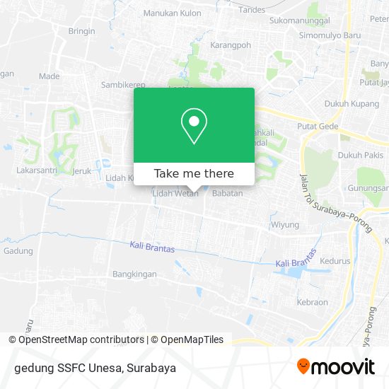 gedung SSFC Unesa map