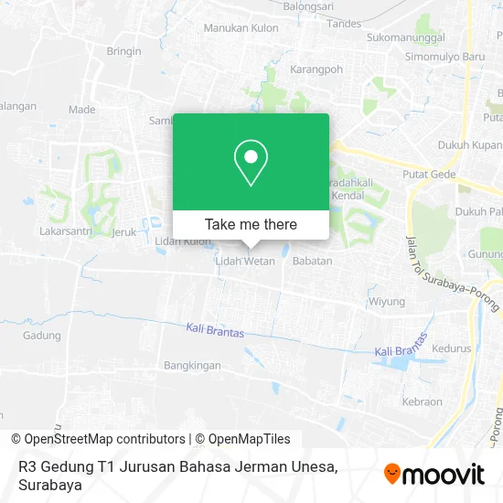 R3 Gedung T1 Jurusan Bahasa Jerman Unesa map