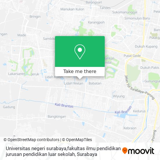 Universitas negeri surabaya,fakultas ilmu pendidikan jurusan pendidikan luar sekolah map