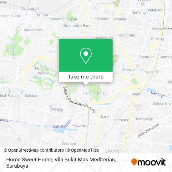 Home Sweet Home, Vila Bukit Mas Mediterian map