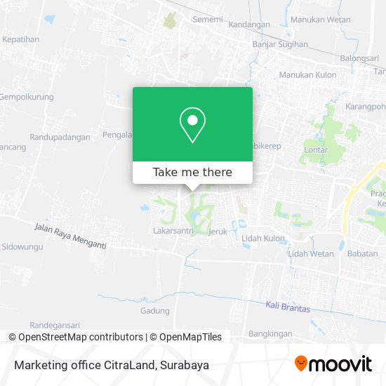 Marketing office CitraLand map
