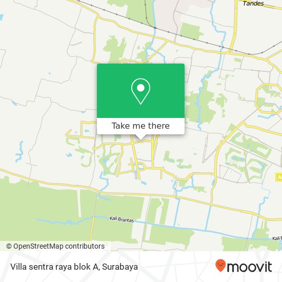 Villa sentra raya blok A map