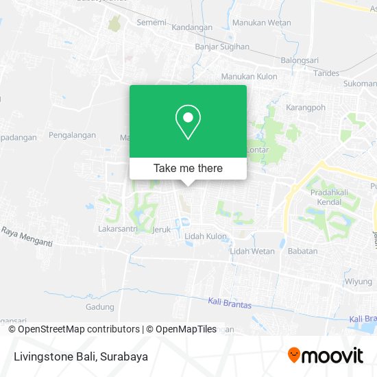 Livingstone Bali map