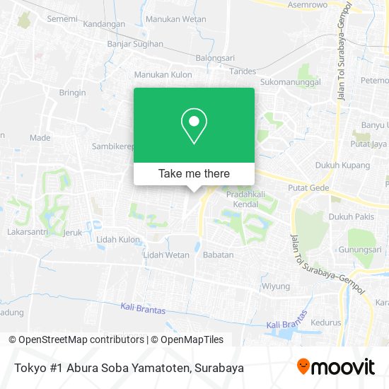Tokyo #1 Abura Soba Yamatoten map