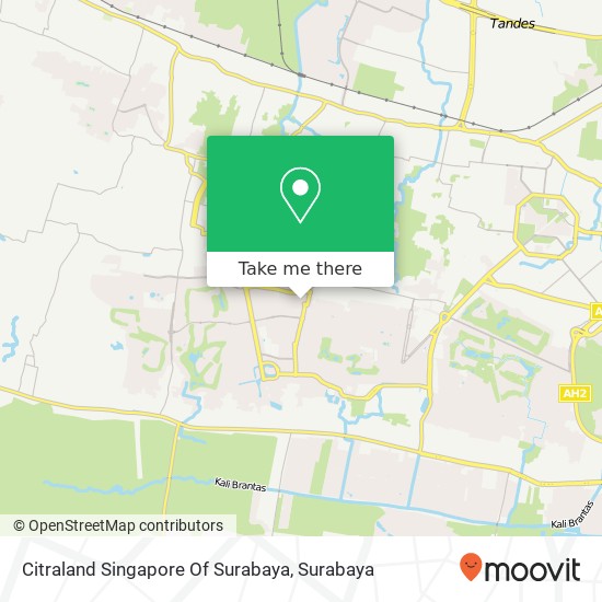 Citraland Singapore Of Surabaya map