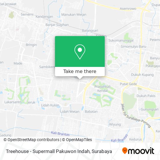 Treehouse - Supermall Pakuwon Indah map