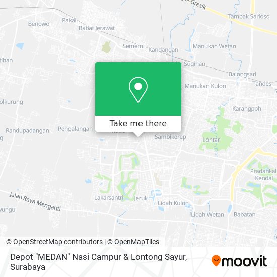 Depot "MEDAN" Nasi Campur & Lontong Sayur map