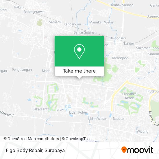 Figo Body Repair map