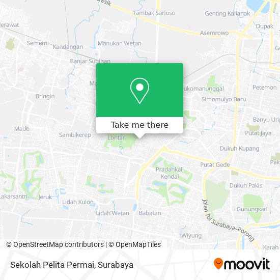 Sekolah Pelita Permai map