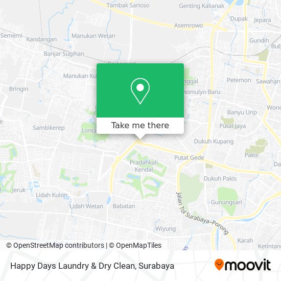 Happy Days Laundry & Dry Clean map