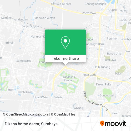 Dikana home decor map