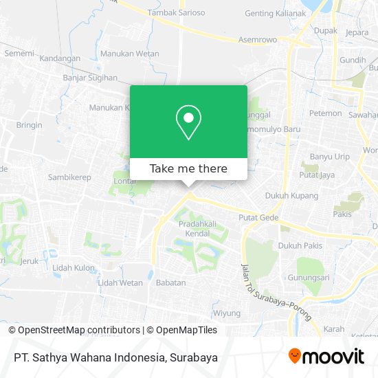 PT. Sathya Wahana Indonesia map
