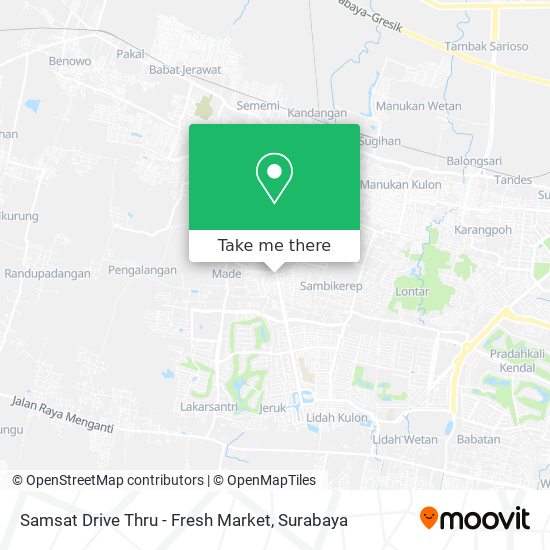 Samsat Drive Thru - Fresh Market map