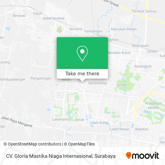 CV. Gloria Mastika Niaga Internasional map