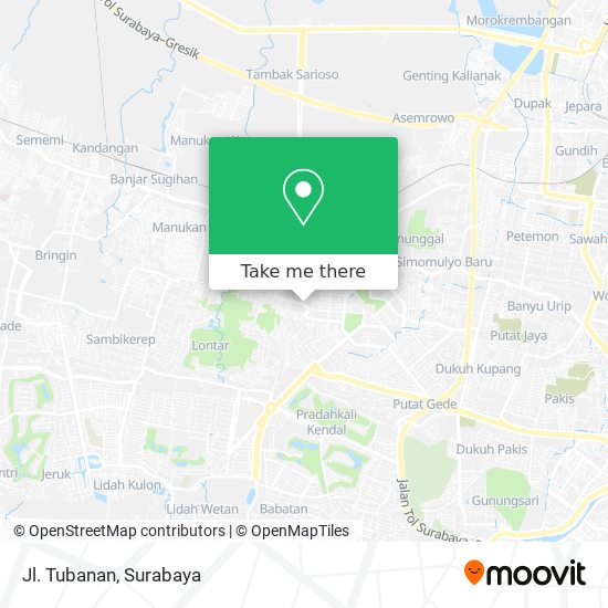 Jl. Tubanan map