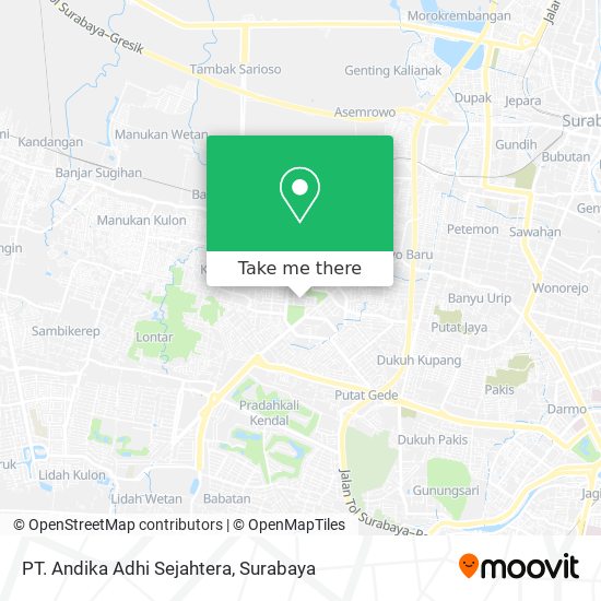 PT. Andika Adhi Sejahtera map