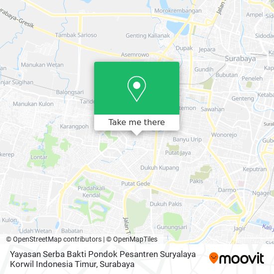 Yayasan Serba Bakti Pondok Pesantren Suryalaya Korwil Indonesia Timur map