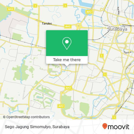 Sego Jagung Simomulyo map