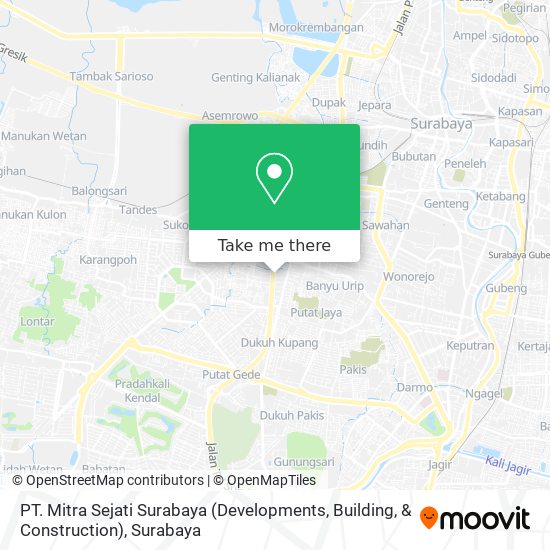 PT. Mitra Sejati Surabaya (Developments, Building, & Construction) map