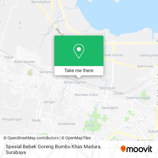 Spesial Bebek Goreng Bumbu Khas Madura map