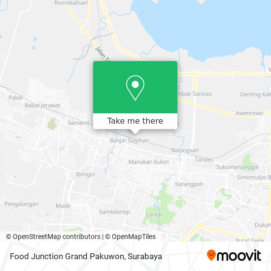 Food Junction Grand Pakuwon map